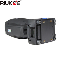 Projecteur LED professionnel 200W à tête mobile avec zoom, 7 gobos, 18 canaux, en alliage d'aluminium pour parcs à thème