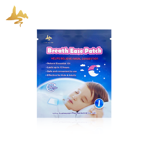 Precio al por mayor de fábrica Alergias de la nariz Mentol natural Transdérmico Bebé Niños Dormir Aliento Facilidad Parche - Product Image 2