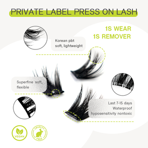 7-15 Ngày Giữ 3D Tự Nhiên Đầy Đủ Dải Tổng Hợp Lông Mi Nhãn Hiệu Riêng Báo Chí Cụm Lông Mi Kit Biểu Tượng Tùy Chỉnh Đầy Đủ Dải Lông Mi - Product Image 1