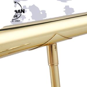 Trombones ténor en Sib, corps en laiton, finition laquée or, vente directe d'usine - Product Image 3