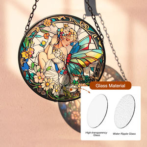 Cattura Sole in Vetro Colorato e Cristallo Art Déco con Uccelli, 16 cm, Ornamento da Appendere alla Finestra, Decorazione per la Casa, Regalo per la Festa della Mamma - Product Image 6