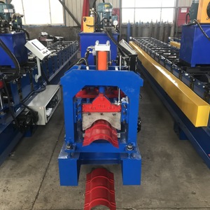 Tự động màu thép Ridge đóng nắp lạnh cuộn tạo thành máy kẽm Roof Ridge đóng nắp máy làm - Product Image 3