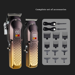 Tagliacapelli Professionale Senza Fili per Uomo con Display LCD, Ricaricabile, Silenzioso, per Barbiere e Uso Domestico - Product Image 1