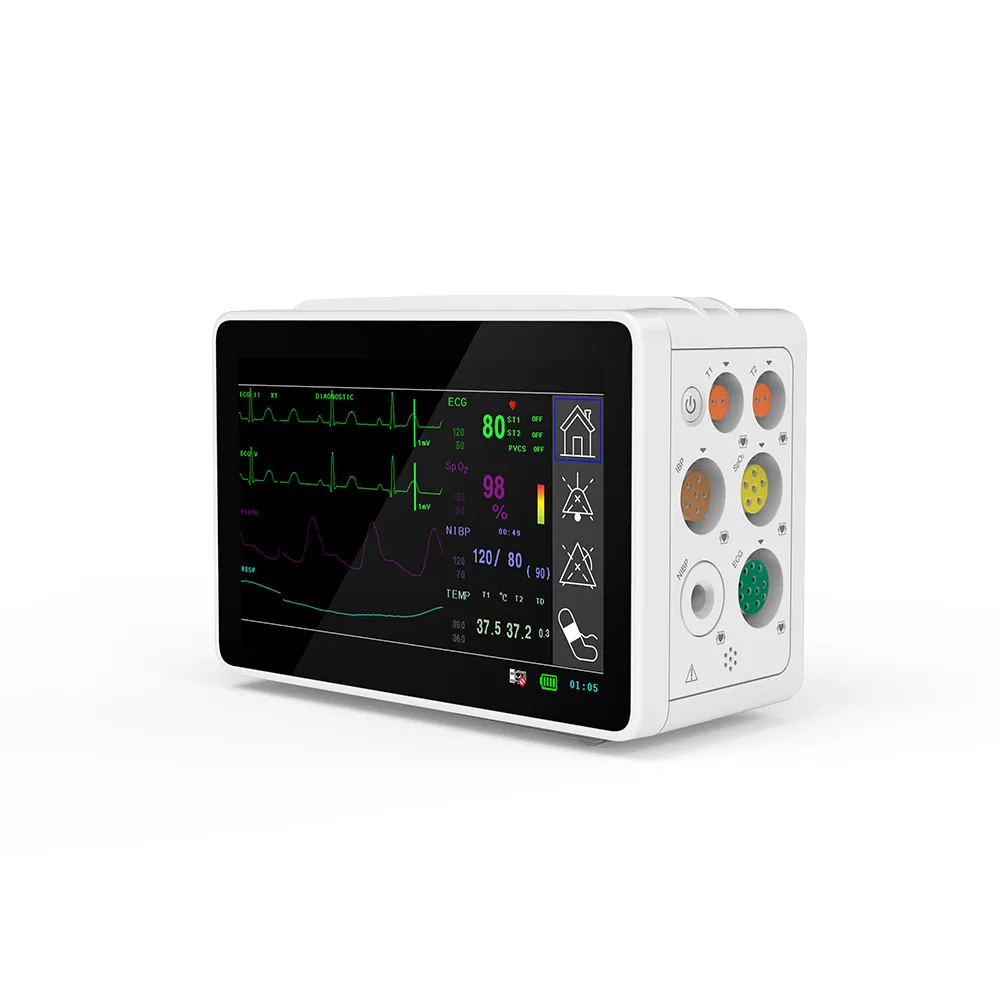CONTEC TS1 online mendukung 3 para modular monitor pasien portabel