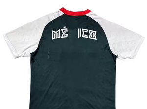 2627 メキシカンブラックプリント通気性半袖サッカートレーニングスーツ（カスタマイズ可能な番号付き） - Product Image 4