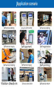 Kiosco de Autoservicio WUXIN con Soporte <span class=keywords><strong>para</strong></span> Pedidos y Pagos, Personalizable, con Pantallas de 21, 24, 27, 32 y 43 Pulgadas - Product Image 5