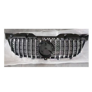 Calandre avant noire à barres verticales style B <span class=keywords><strong>AMG</strong></span> GT améliorée pour Mercedes Benz <span class=keywords><strong>Sprinter</strong></span> 2014-2017 W907 - Product Image 6