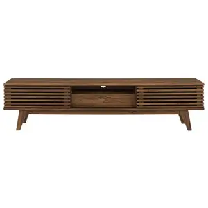 Canto de madeira simples 70 polegadas, suporte de tv para gabinete, mesa de estar e armários
