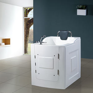 HS-1101 מודרני לבן באמבט מקלחת משולבת באמבט השרייה 1 אנשים קשישים/נכים ידידותי סינר גישה דלת כניסה - Product Image 5