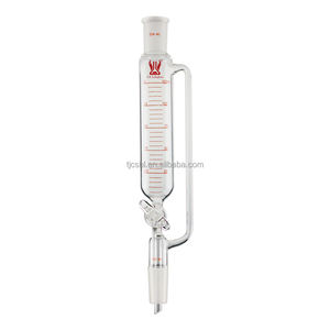 10-1000ml vidro borosilicato laboratório funil com PTFE Stopcock Graduado pressão constante equalização soltando funil - Product Image 1