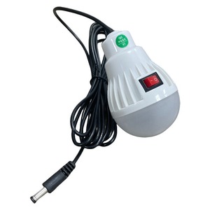 Led Bulb <b>12V</b> <b>Dc</b> With Switch Pc Lampshade Home Use Solar Powered Light - Product Image 3