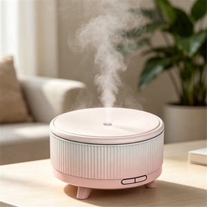 <span class=keywords><strong>Diffuseur</strong></span> d'<span class=keywords><strong>huile</strong></span> <span class=keywords><strong>essentielle</strong></span> et d'arôme de 500ml, humidificateur d'air avec 7 couleurs Led changeantes et couverture en <span class=keywords><strong>marbre</strong></span> - Product Image 4
