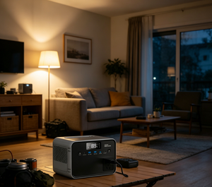 300W Portable Power Station 288Wh LiFePO4 <strong>Battery</strong> Support OEM Custom Logo Solar Generator for Outdoor Backup Power Mobile OEM - Product Image 2