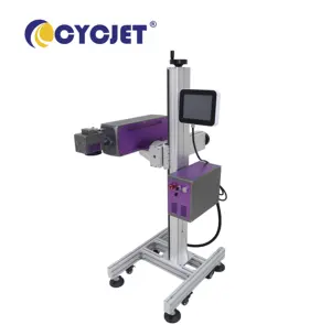 Máy In Laser Nhãn Hiệu CYCJET Raycus/Mopa Dành Cho Các Gói Vitamin Nhãn Hiệu Riêng Chai PET Ngày Hết Hạn Máy Khắc Laser Dành Cho Thảo Mộc