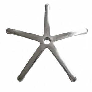 BIFMA liga de alumínio Die Casting cinco estrelas High Legs cadeira acessórios para vários lugares - Product Image 5