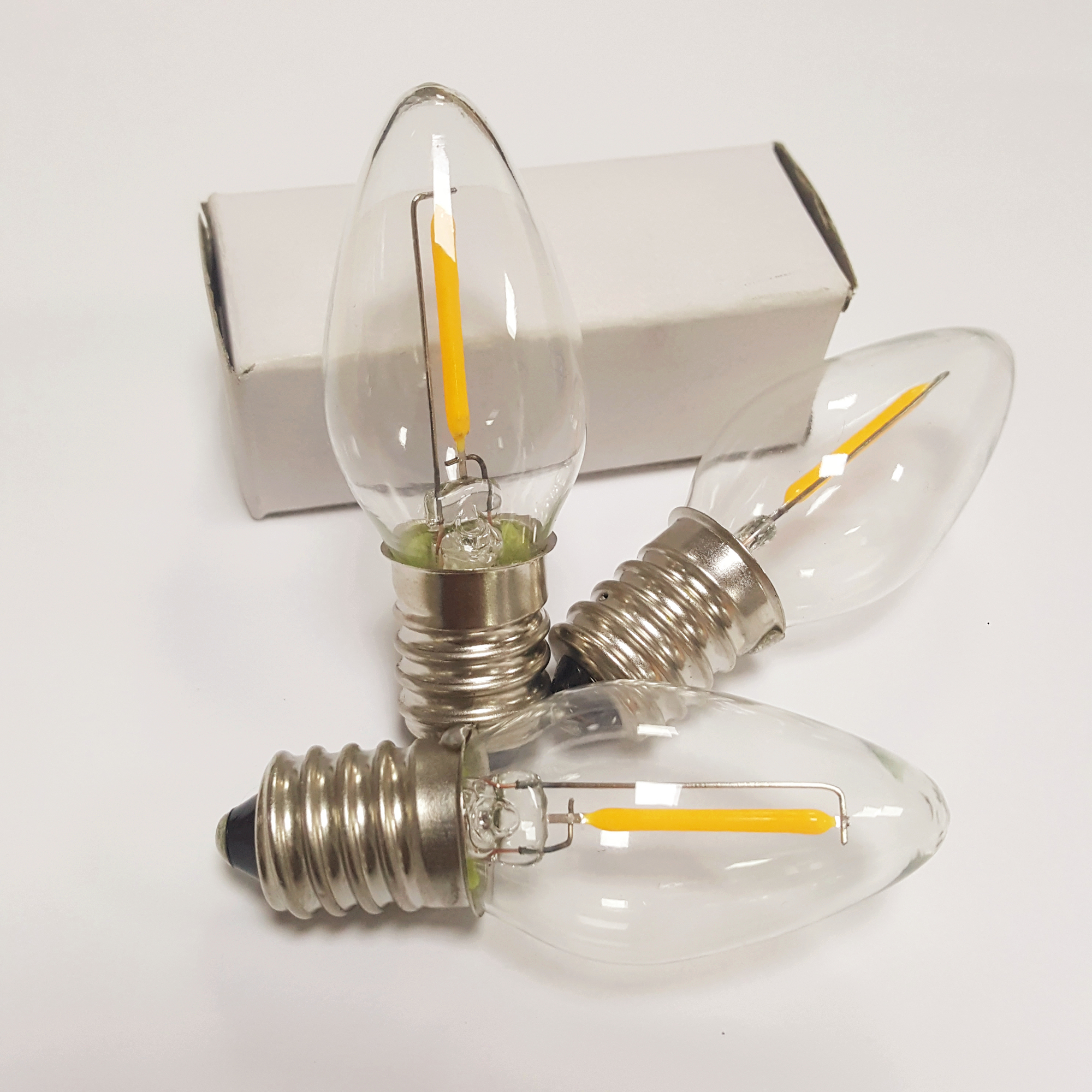 C7 Mini LED Dimmable Bulb E14 E12 0.6W 1W Refrigerator LED Filament Light Bulb 2700K 110V 220V Chandelier Pendant Edison Lamps