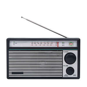 Radio Portátil Multibanda FM/AM/SW de Plástico, Diseño Clásico Vintage, Altavoz Integrado, Receptor de Doble Banda, Alimentación por USB/Batería - Product Image 6