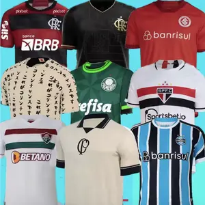 フラメンゴサッカージャージ20232024 Fluminense Sc Internacional Palmeiras Corinthian Gabi 2324 Football Shirts Sao Paulo Marcelo