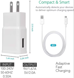 Thích hợp cho Samsung S6 S7 S8 S9 S10/Edge/Plus/Note 5/Note 8/Note 9 nhà máy bán buôn ban đầu sạc nhanh cáp sạc nhanh - Product Image 2