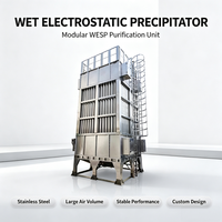 Precipitador Electrostático (ESP) Industrial para Sistemas Húmedos, para la Limpieza de Gases de Escape de Hornos de Plantas de Hierro Esponjoso DRI