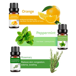 Diffuseur d'aromathérapie personnalisé et mélange d'huiles essentielles végétales 100 pures-lavande, arbre à thé, orange douce, etc. | <span class=keywords><strong>Top6</strong></span>/10mL - Product Image 4