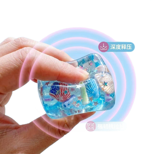 Nouveau jouet anti-stress Ocean Cube, jouet à presser, cube d'eau à récupération lente - Product Image 1