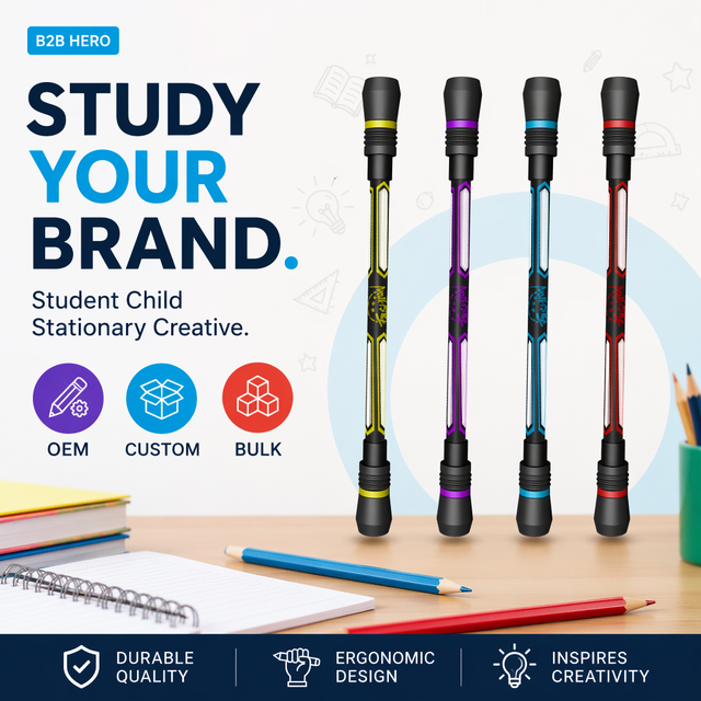 Students Child Stationary Creative New Adult Kids Stress Relieve Plastic Anti-slip Portable Multi-color High-quality Pen