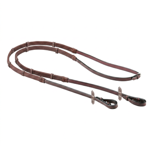 Annabelle Equestrian: Riendas artesanales para equitación, riendas de cuero con agarre de goma, venta al por mayor, riendas personalizadas para caballos - Product Image 1