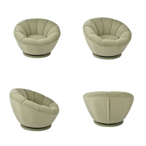 קרלפורד מודרני כורסאות ילדים דלעת כיסא בד ירוק מסתובב כיסא המבטא מרגיע מרגיע עבור סלון ילדים בחדר ילדים - Product Image 2