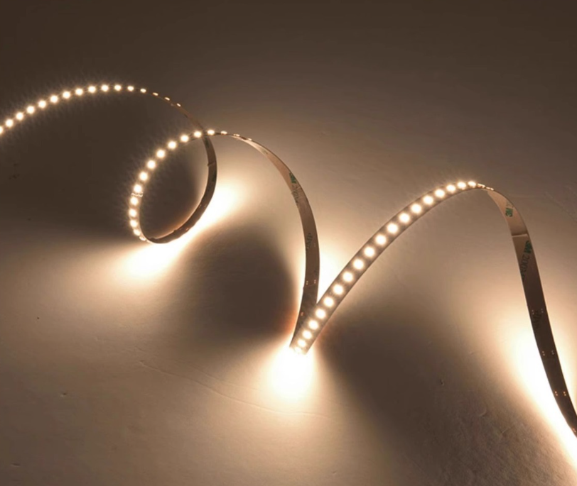Factory Direct 120LEDs/M 2835 LED Strip Light 5M 3000K Warm White Dimmable IP20 Ra90 Type-C Remote Control for Indoor/Outdoor