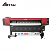 Imprimante jet d'encre éco-solvant automatique de haute qualité 1,9 m pour impression sur bâche PVC souple, tête XP600
