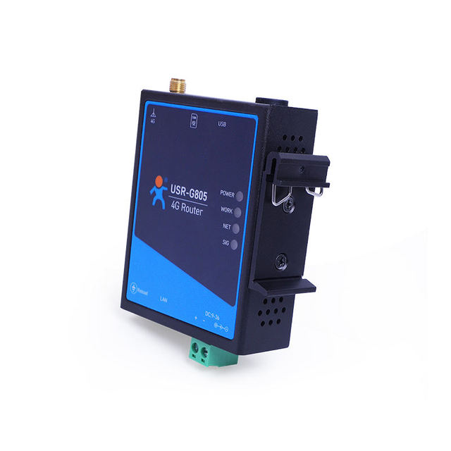 USR IOT USR-G805-EUX Industrial 4G LTE Cat4 Router 150Mbps Dual Sim 9-36V PPTP L2TP VPN Rs232 Rs485 Di Do WiFi Kiosk Pos Solar