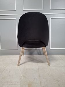 Produit best-seller Chaise de salle à manger en bois avec coussin souple Accepter Personnaliser le matériau ou la couleur Quantité en gros - Product Image 3