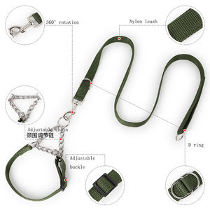 <span class=keywords><strong>Collar</strong></span> de correa de perro mascota mediano grande con correa a juego - Product Image 5