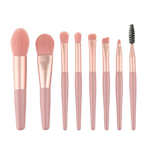 Nuevo Set de 8 Mini Brochas de Maquillaje con Mango de Madera, Brochas Portátiles para Ojos, Herramientas de Belleza al por Mayor - Product Image 4