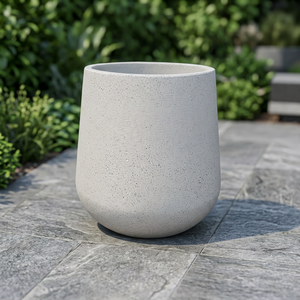 Maceta Moderna de Hormigón para Exteriores, Jardinera de Diseño Minimalista con Acabado Gris para Plantas y Vegetación - Product Image 3