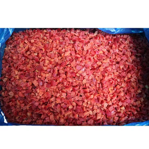 Chiles Rojos Congelados, <span class=keywords><strong>Pimientos</strong></span> Rojos Frescos Congelados en Cubos de Alta Calidad, Rodajas, Trozos, Tiras, Fruta Congelada, Parte de Capsicum - Product Image 1