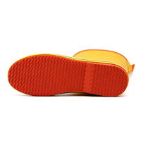 Bottes de pluie mi-mollet en caoutchouc jaune vif pour femmes, OEM/ODM d'usine, imperméables, pour le quotidien