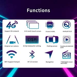 Radio con Pantalla Táctil de 12.1 Pulgadas <span class=keywords><strong>para</strong></span> Auto, Compatible con Tesla, Toyota Hilux 2022, Vigo, Android, Fortuner 2018, 2016/26, RAM 8GB, ROM 128GB - Product Image 4