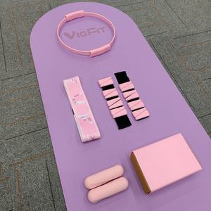 Set de Pilates de Alta Calidad con Esterilla de Yoga Equipos de Fitness para Mujer 2025 Conjunto de 3 Piezas en Colores Personalizados - Product Image 2