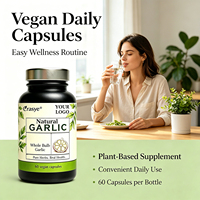 Capsules d'ail naturel 600mg pour la récupération post-activité, soutien de l'endurance, végétaliennes, pour adultes, soulagement des douleurs musculaires - Offre Spéciale US/UE