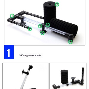 Xinyou XY2830/2831/2822 Sponge Double Head Mini <strong>Aquarium</strong> Filter with Pneumatic System and Cotton for <strong>Fish</strong> <strong>Tank</strong> - Product Image 4