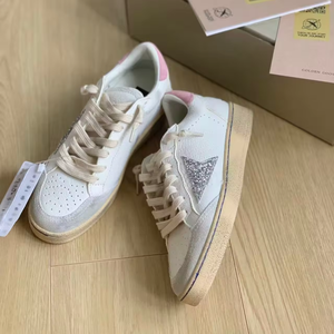 Zapatillas de Lujo de Diseñador Nuevas 2026, Marcas de Cuero Genuino, Malla Transpirable, Zapatillas Blancas de Ganso, Impermeables, Transpirables, Doradas, para Caminar - Product Image 1