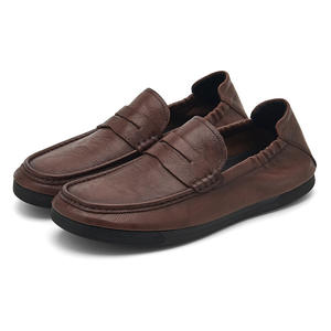 Nouvelles Chaussures de Mariage de Haute Qualité à Semelle Épaisse en Cuir de Vachette, Finition Lisse, Décontractées et Formelles, Sapatos Masculinos - Product Image 6