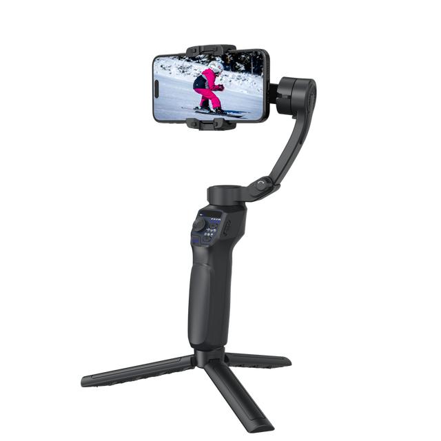 3-Axis Gimbal Stabilizer for Smartphone Foldable&Portable Gimbal for iPhone & Android, 10 Hours Battery Life