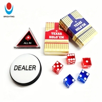 Ensemble de jetons de poker personnalisés : Dealer, All In, Blind, Plusieurs tailles et couleurs disponibles, personnalisation acceptée, pour la maison, le club ou le casino