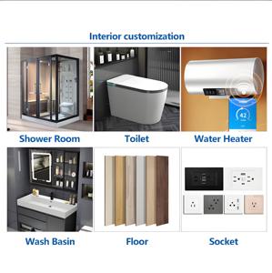 Maison de conteneur en acier extensible de 20 pieds, résistant aux intempéries, utilisation polyvalente, secours en cas de catastrophe, hôtel, bureau à domicile, boutique, bureau, <span class=keywords><strong>kiosque</strong></span> de villa - Product Image 6