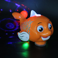 Jouets interactifs amusants pour enfants Bechotoy, jouets de poisson électriques mignons avec lumière et musique