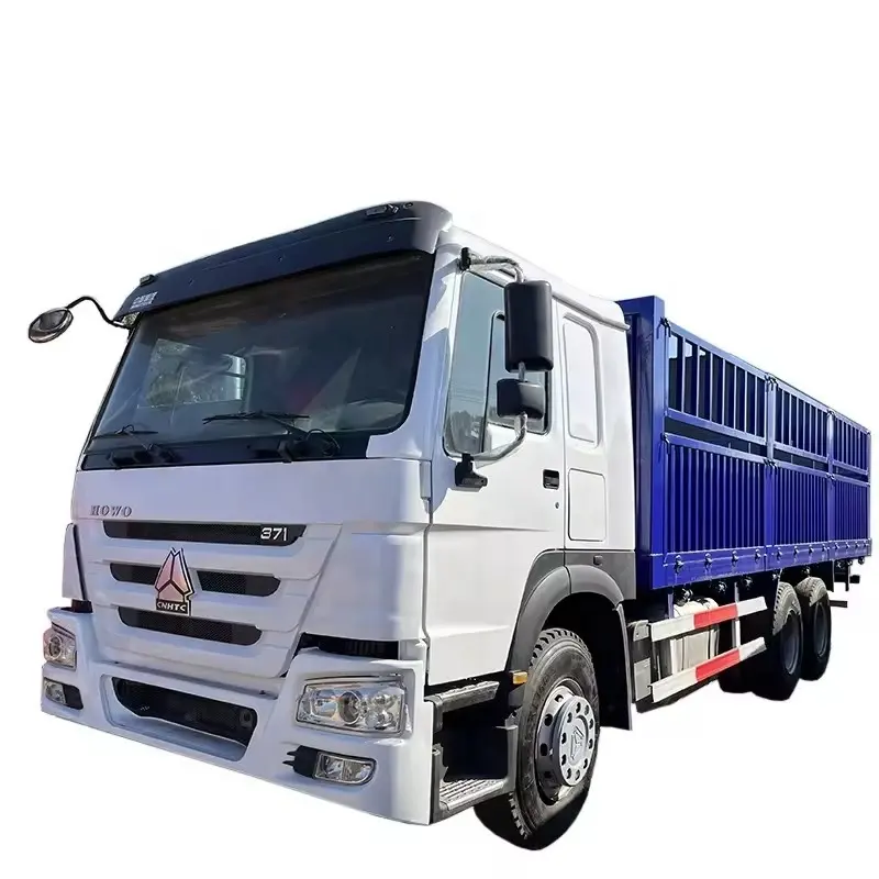 2024 Sinotruk Howo Chaasis nova caixa de carga 6x4 cerca caminhão de carga 10 rodas Lhd caminhão de carga resistente para venda