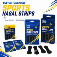 Bandes nasales respirantes pour le sport, patch nasal, soulagement instantané, meilleur flux d'air, forte adhérence, OEM personnalisé